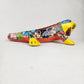Large Talavera Ceramic Iguana – Yellow Wall Reptile Art