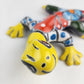 Yellow Talavera-Style Gecko & Fish – Mexican Folk Art Bundle