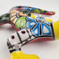 Hand-Painted Yellow Talavera Gecko Wall Decor – Mexican Ceramic Lizard