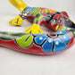 Large Yellow Talavera Gecko – Mexican Folk Art Lizard Wall Hanging