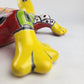 Large Yellow Talavera Gecko – Mexican Folk Art Lizard Wall Hanging