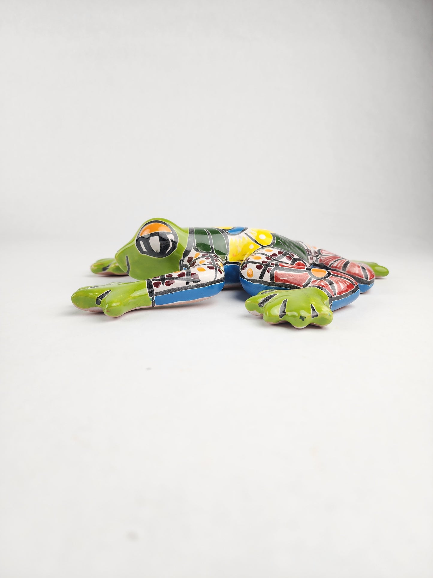 Talavera Green Frog – Colorful Mexican Ceramic Décor