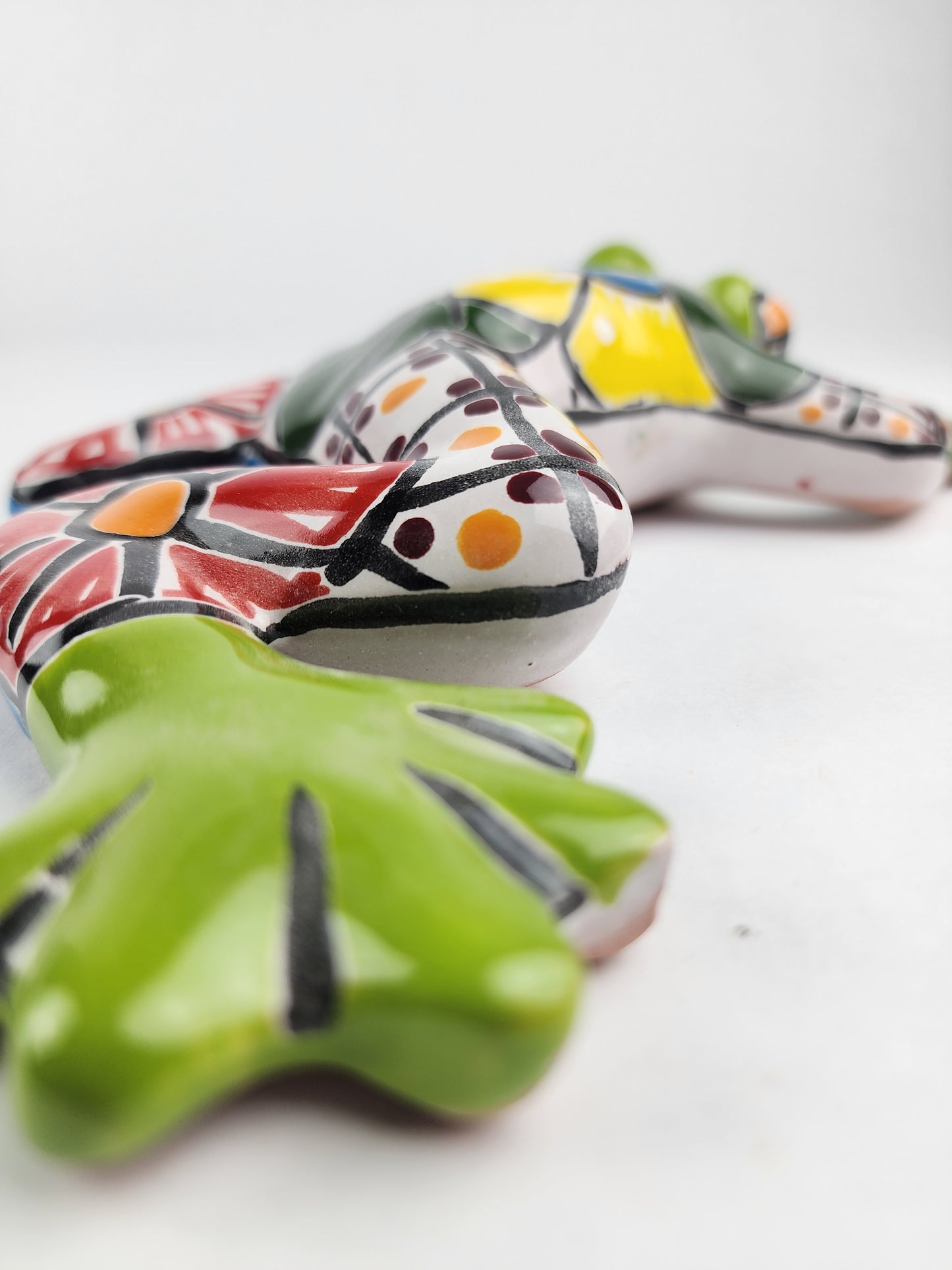 Talavera Green Frog – Colorful Mexican Ceramic Décor