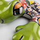 Hand-Painted Talavera Frog – Green Wall Art