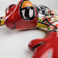 Red Talavera Frog Figurine – Hand-Painted Mexican Ceramic Gift
