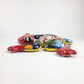Red & Yellow Talavera Ceramic Frog – Handcrafted Mexican Garden Decor