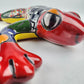 Red & Yellow Talavera Ceramic Frog – Handcrafted Mexican Garden Decor
