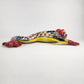 Red & Yellow Mexican Ceramic Frog – Talavera Folk Art Figurine