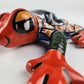 Mexican Folk Art Red Frog – Ceramic Talavera Animal Figurine