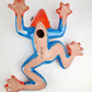 Mexican Orange Frog Figurine – Talavera Ceramic Folk Art