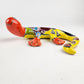 Talavera Ceramic Gecko – Red & Yellow Wall Lizard