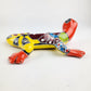 Talavera Ceramic Gecko – Red & Yellow Wall Lizard