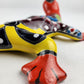 Talavera Ceramic Gecko – Red & Yellow Wall Lizard