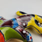 Talavera Ceramic Gecko – Red & Yellow Wall Lizard