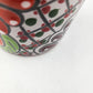 Mini Talavera Ceramic Planter – Orange Rim & Colorful Floral Design