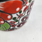 Small Talavera Flower Pot – Orange Rim, Handcrafted in Mexico