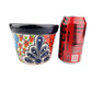 Boho Ceramic Planter – Colorful Mexican Talavera Pot