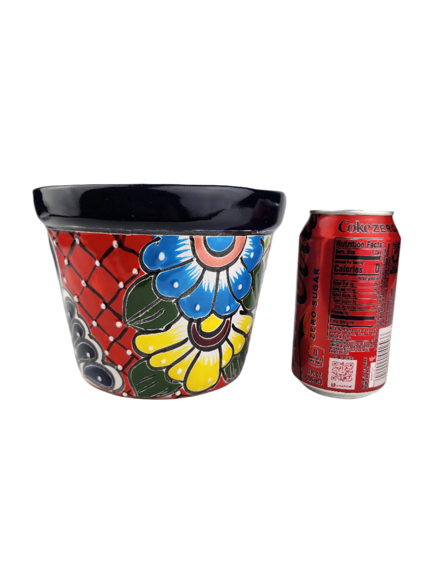 Talavera Ceramic Planter – Artistic Mexican Folk Art Pot