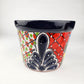 Talavera Ceramic Planter – Artistic Mexican Folk Art Pot