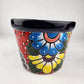 Talavera Ceramic Planter – Artistic Mexican Folk Art Pot