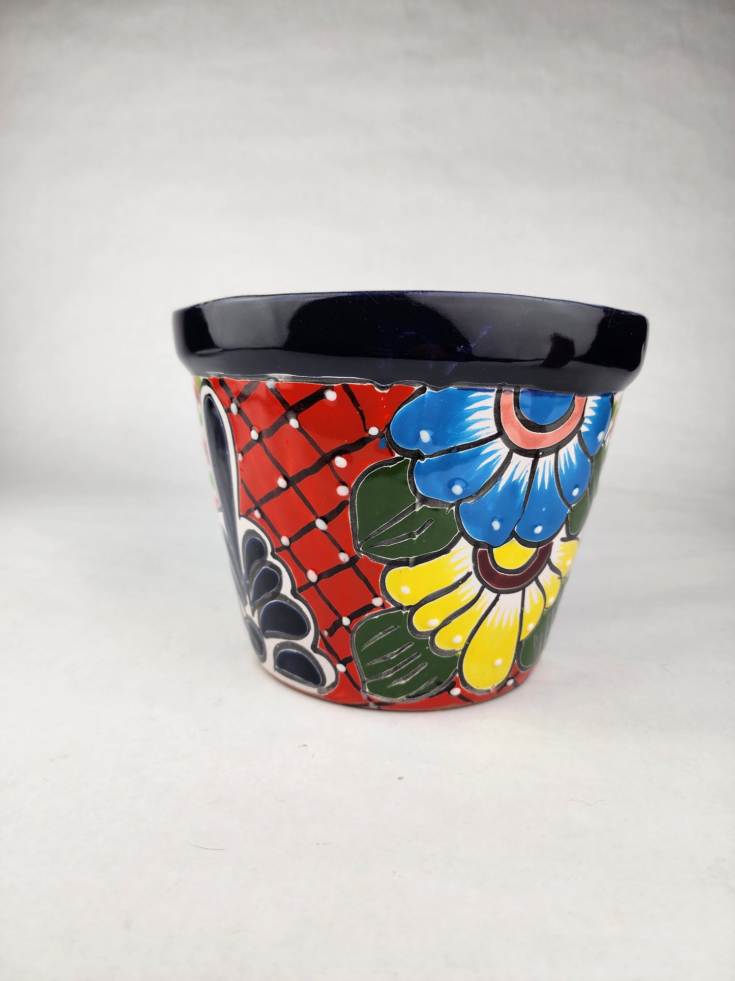Mexican Talavera Planter – Unique Ceramic Gift Pot