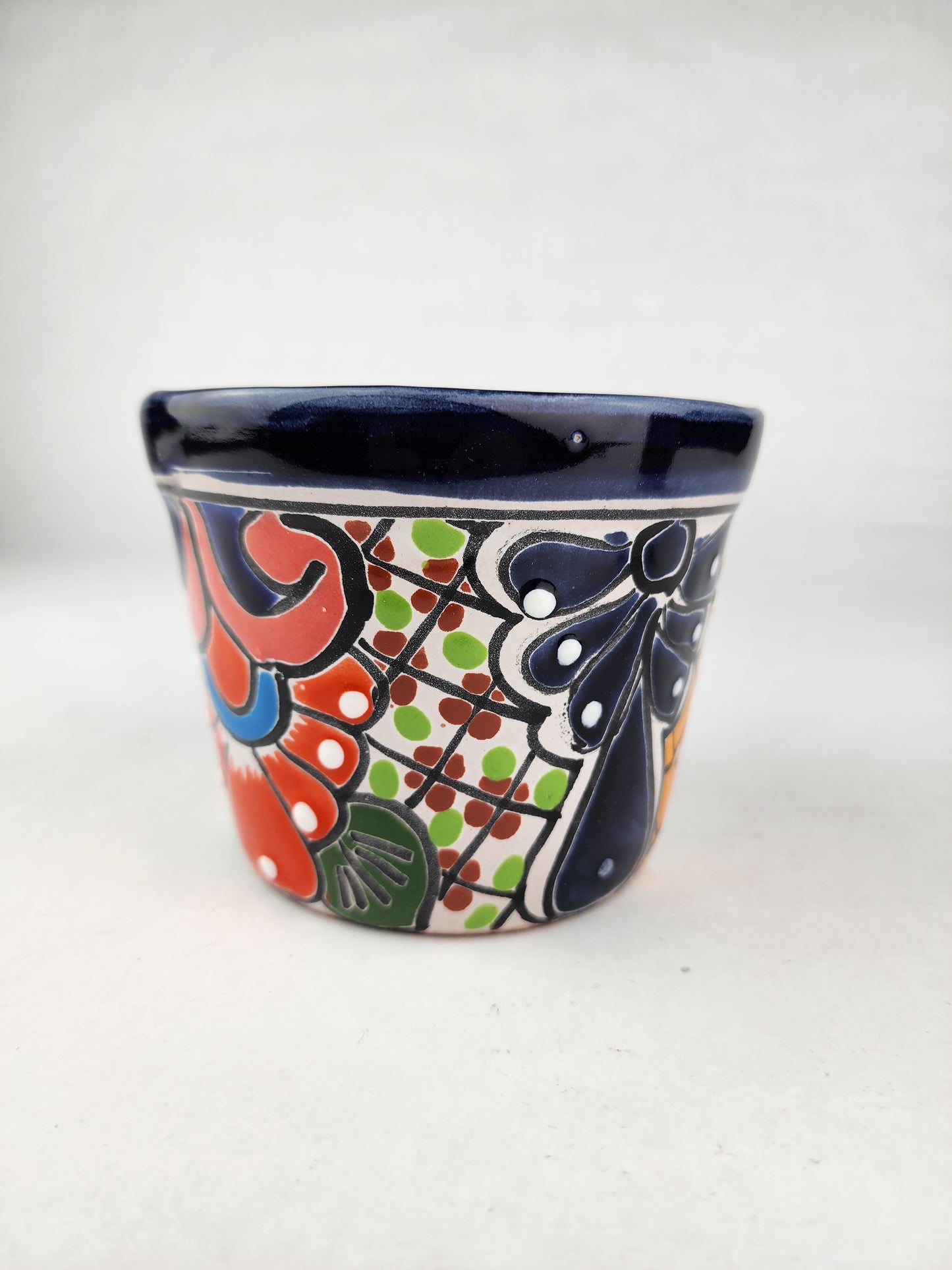 Mini Talavera Planter – Hand-Painted Mexican Pot