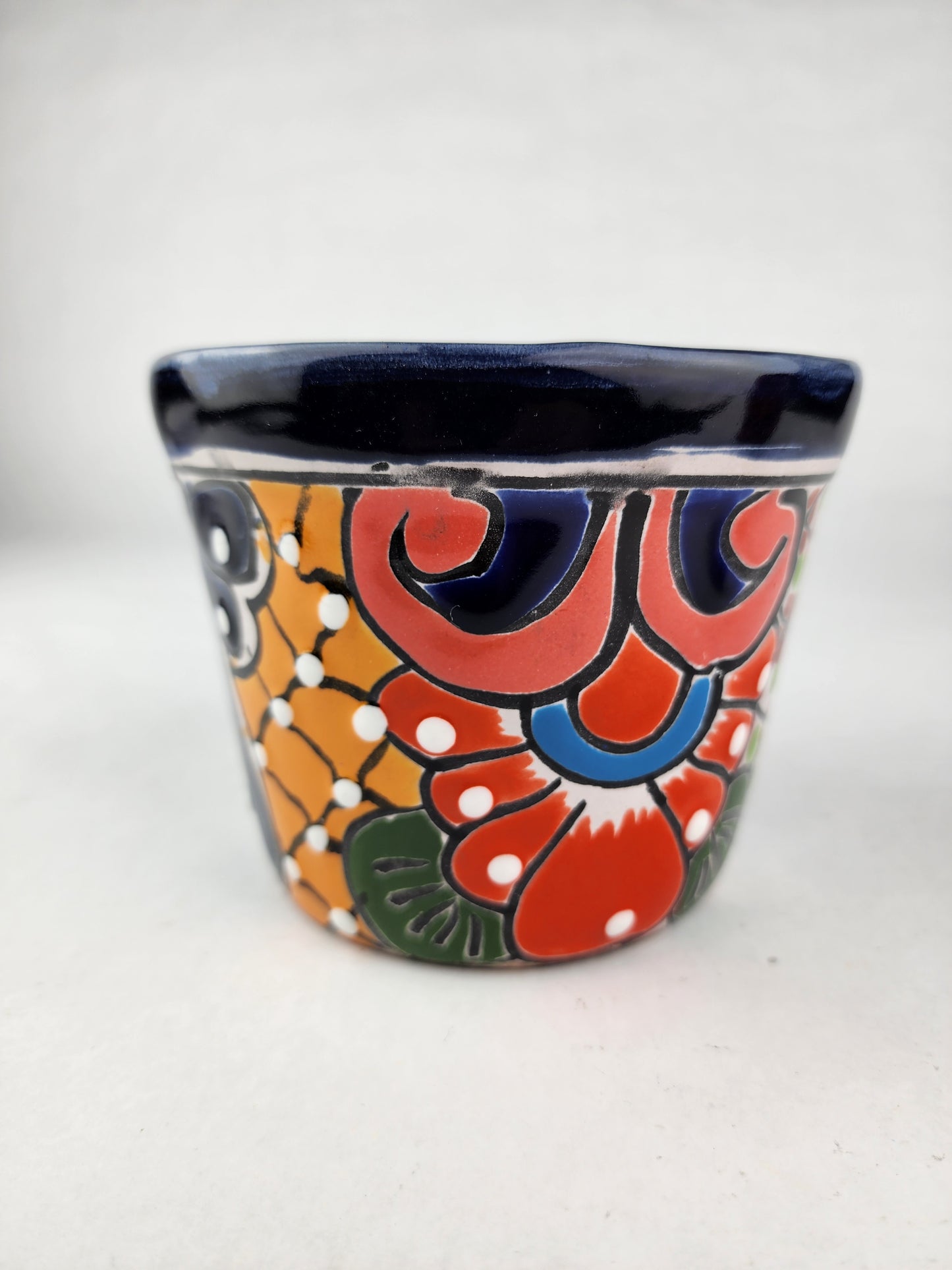 Mini Talavera Planter – Hand-Painted Mexican Pot