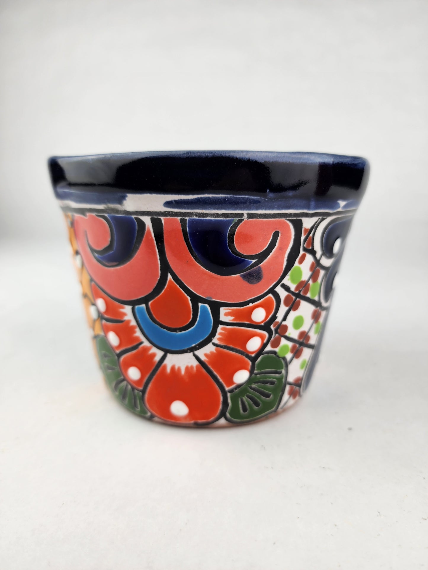 Mini Talavera Planter – Hand-Painted Mexican Pot