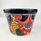 Small Talavera Flower Pot – Mexican Folk Art Planter