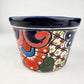 Small Talavera Flower Pot – Mexican Folk Art Planter