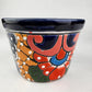 Small Talavera Flower Pot – Mexican Folk Art Planter
