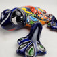 Blue Talavera Frog – Mexican Ceramic Folk Art