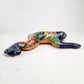 Mexican Talavera Frog – Blue Ceramic Figurine
