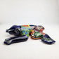 Mexican Talavera Frog – Blue Ceramic Figurine
