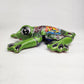 Green Talavera Frog – Handcrafted Mexican Folk Art Decor