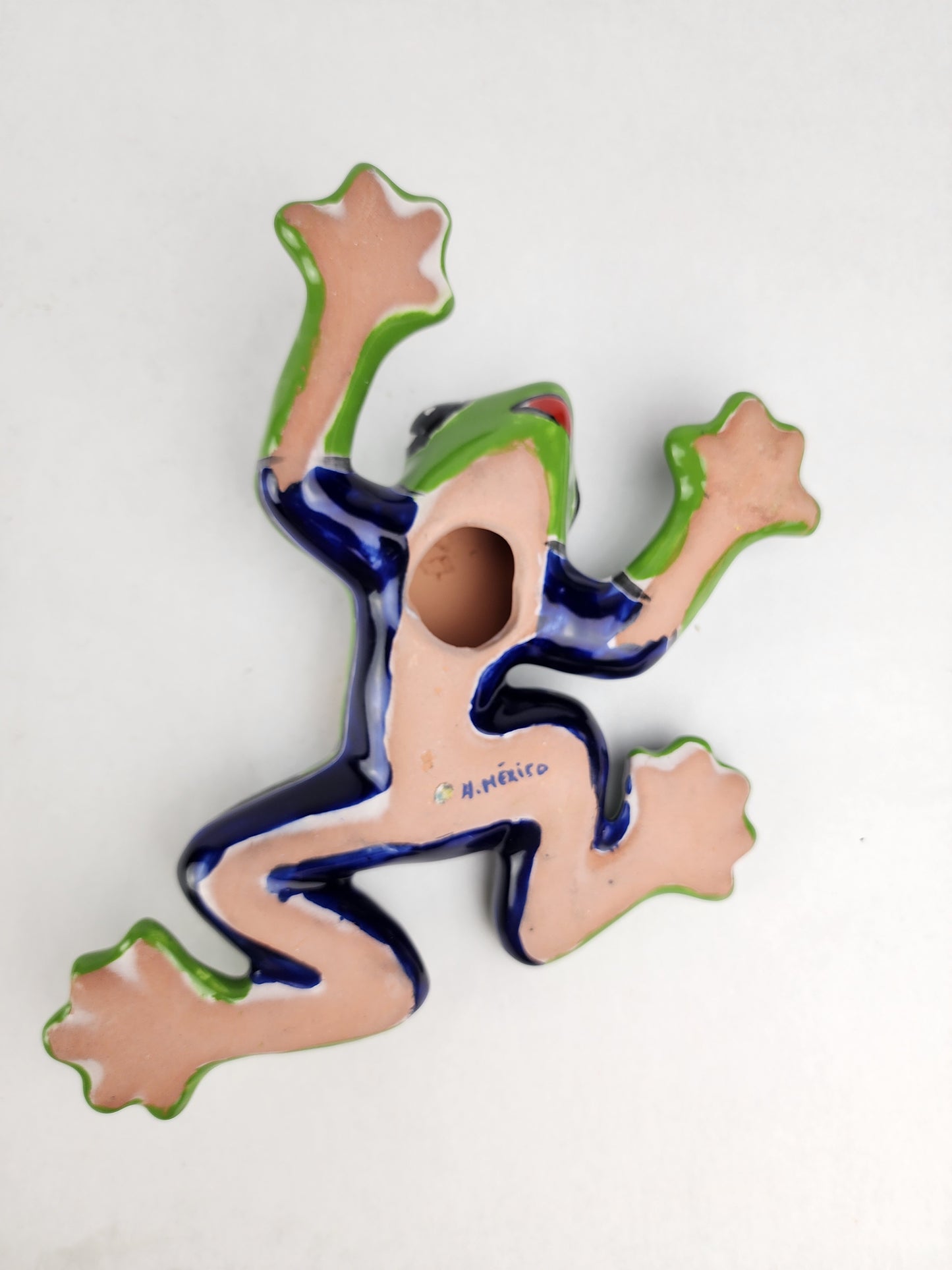 Garden Companions – Iguana & Frog Figurine Set | Handcrafted Mexican Ceramic Décor (2-Piece Bundle)