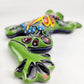 Garden Companions – Iguana & Frog Figurine Set | Handcrafted Mexican Ceramic Décor (2-Piece Bundle)