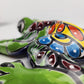 Garden Companions – Iguana & Frog Figurine Set | Handcrafted Mexican Ceramic Décor (2-Piece Bundle)