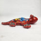 Red Talavera Salamander – Hand-Painted Mexican Folk Art