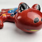 Red Talavera Salamander – Hand-Painted Mexican Folk Art