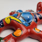 Red Talavera Salamander – Hand-Painted Mexican Folk Art