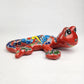 Handcrafted Red Talavera Salamander Wall Art Decor