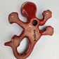 Handcrafted Red Talavera Salamander Wall Art Decor