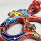 Handcrafted Red Talavera Salamander Wall Art Decor