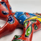 Handcrafted Red Talavera Salamander Wall Art Decor