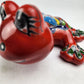 Handcrafted Red Talavera Salamander Wall Art Decor