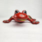 Vibrant Red Talavera Salamander – Mexican Garden Decor