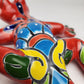 Vibrant Red Talavera Salamander – Mexican Garden Decor