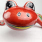 Vibrant Red Talavera Salamander – Mexican Garden Decor