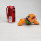 Orange Talavera Iguana – Handcrafted Mexican Folk Art